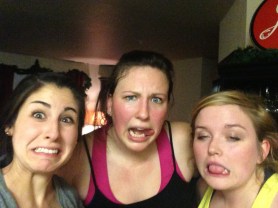 I hope you can all tell CLEARLY that this is post workout... 