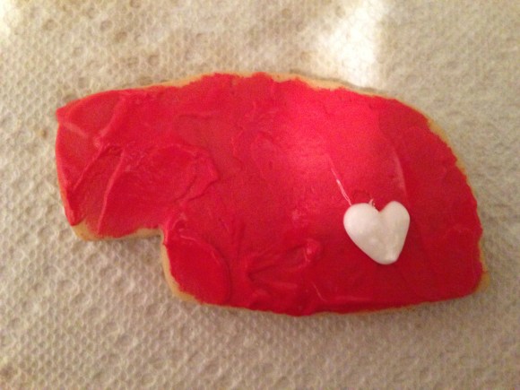 I could not be more proud of myself. Selfish. I know. BUT LOOK AT THAT COOKIE!!