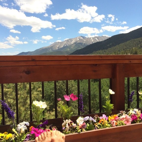 This. Is. My. View. For the entire next month. Be jealous. 